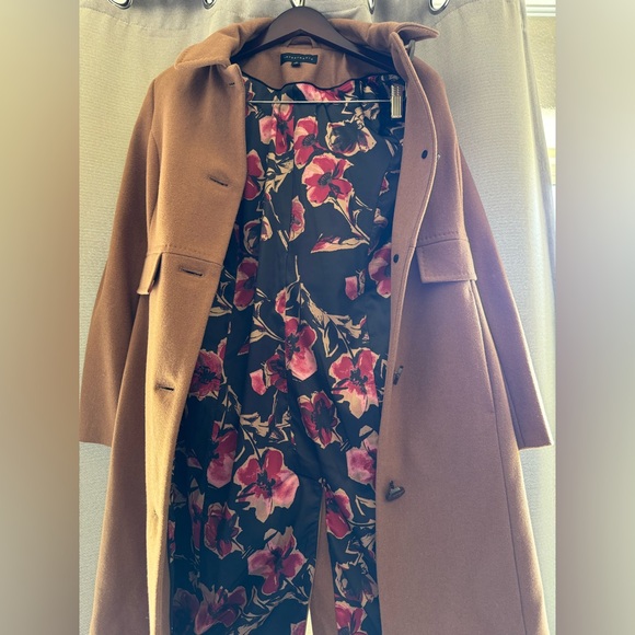 Investments Jackets & Blazers - Women”s Brown wool trench coat
